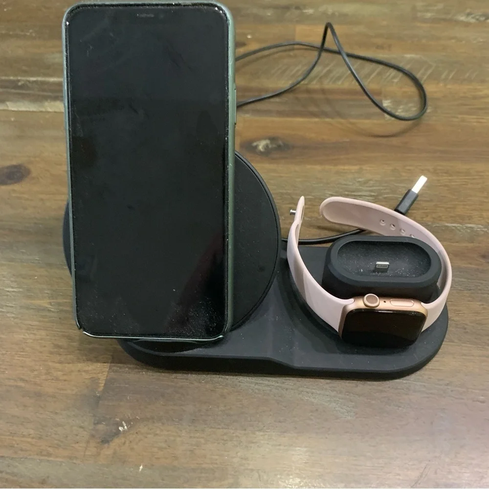 Fast Charge 3 in one charging dock for iPhone, watch and AirPods